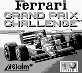 Ferrari Grand Prix Challenge (USA, Europe) Title Screen